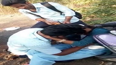 College students outdoor desi mms sex scandal leaked