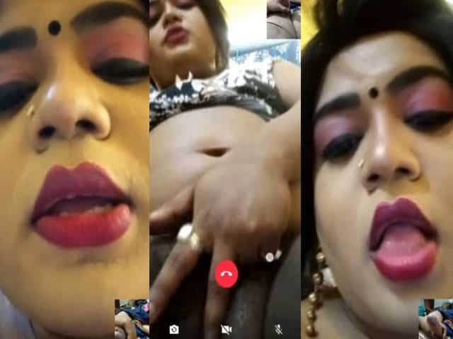 Naughty Bhabhi video call sex with her secret lover hq nude image