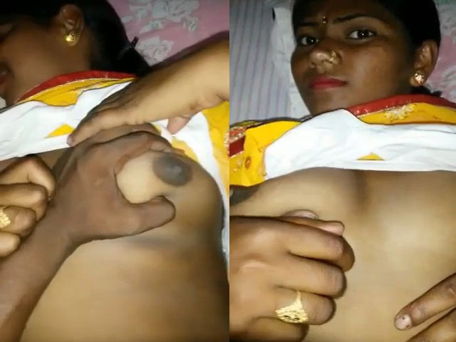 naughty Devar plays with boobs of Bhabhi