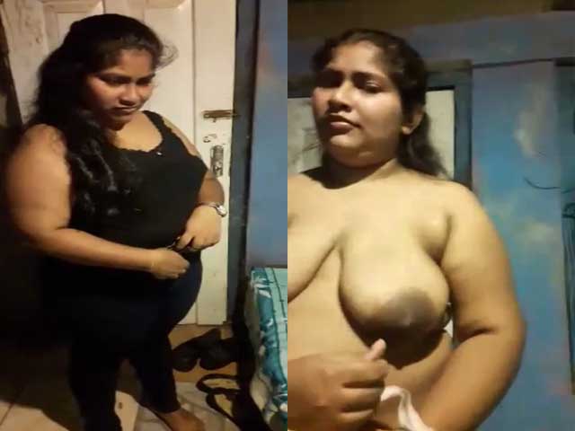 fatty Indian girl captured nude