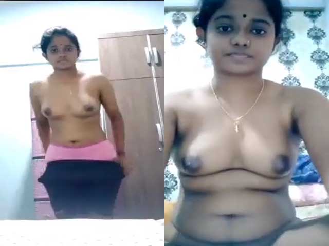 cute Tamil girl striptease nude