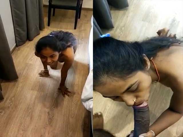 obidient call girl giving hot blowjob