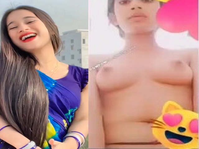 TikTok Bengali girl nude video call viral
