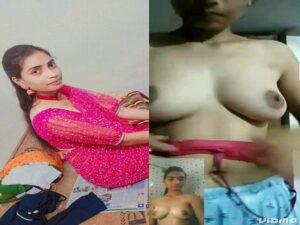 Desi girl stripping bra boobs show viral